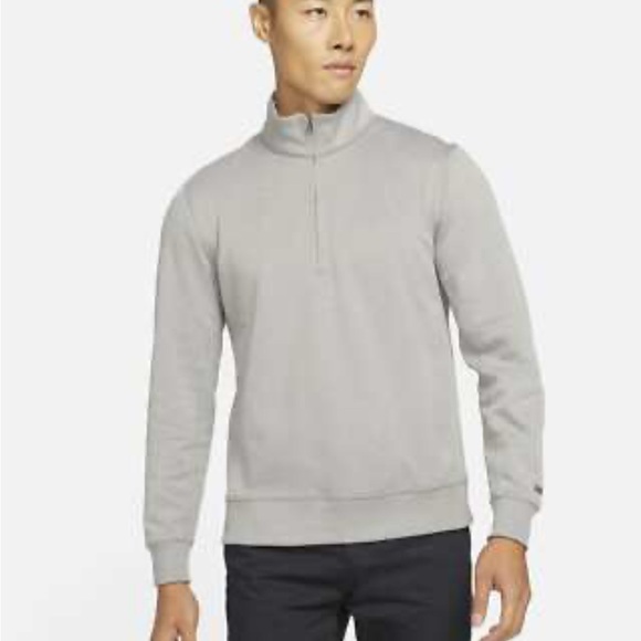 Hickey Freeman Men's Gray 1/4 Zip Sweater golf shirt NWT - Picture 1 of 9
